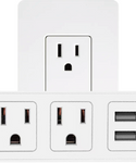 Slim 2 Outlet and 2 USB-A Surge Protector/ Slim 2 Outlet 1 USB-A 1 Type-C Surge Protector