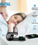 Brookstone 3 in 1 Wireless Charging Station and Alarm Clock
