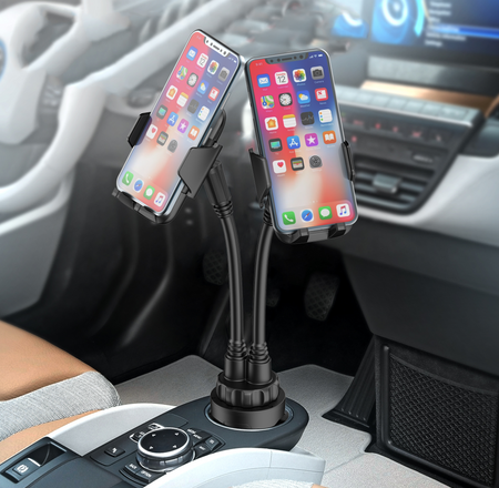 Dual Cup Holder Car Mount