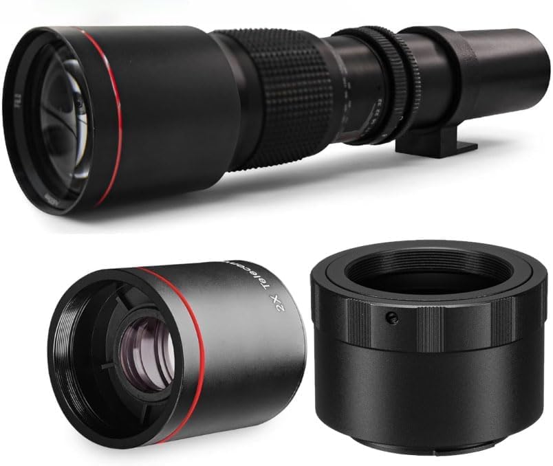 Commander 500-1000mm Manual Telephoto Zoom Lens for Canon