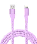 Velvet Plush Apple Certified MFI Lightning Cable- 4ft, 6ft, and 10ft