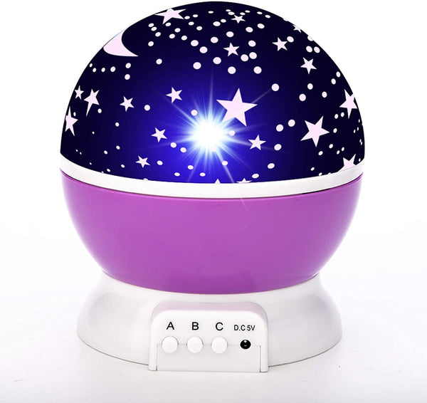 Gabba Goods' Glow Kids Space Rotating Night Light LED Projector