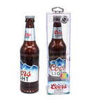 Miller Lite and Coors Light Bottle Shape Bluetooth Speaker With Acrylic Case