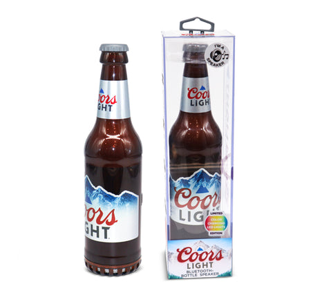 Miller Lite and Coors Light Bottle Shape Bluetooth Speaker With Acrylic Case