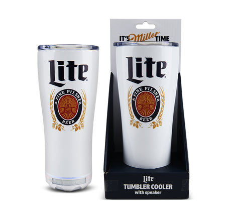 Miller Lite and Coors Light Insulated Bluetooth Speaker Tumbler