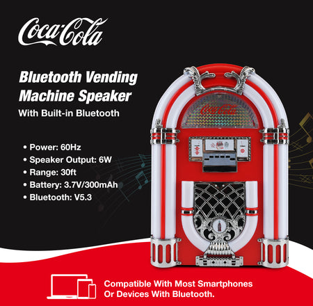 Coca-Cola Juke Box Speaker- Large