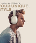 Gabba Goods Platinum Vibe Over-Ear Bluetooth Headphones