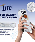 Miller Lite and Coors Light Insulated Bluetooth Speaker Tumbler