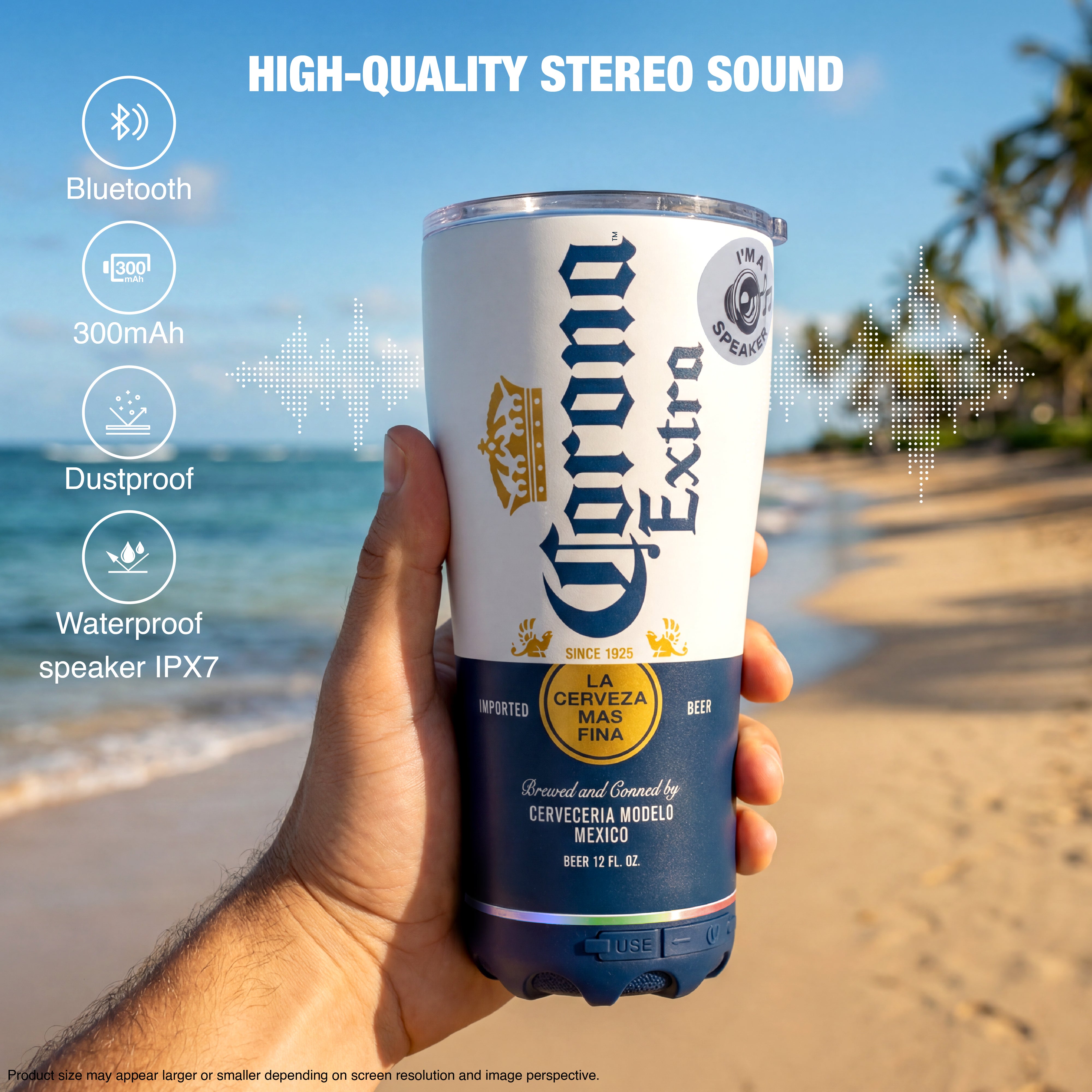 洋楽 NYRABAKIGA / COR CORONA 12inch Corona Insulated Bluetooth Speaker Tumbler – Gabba Goods