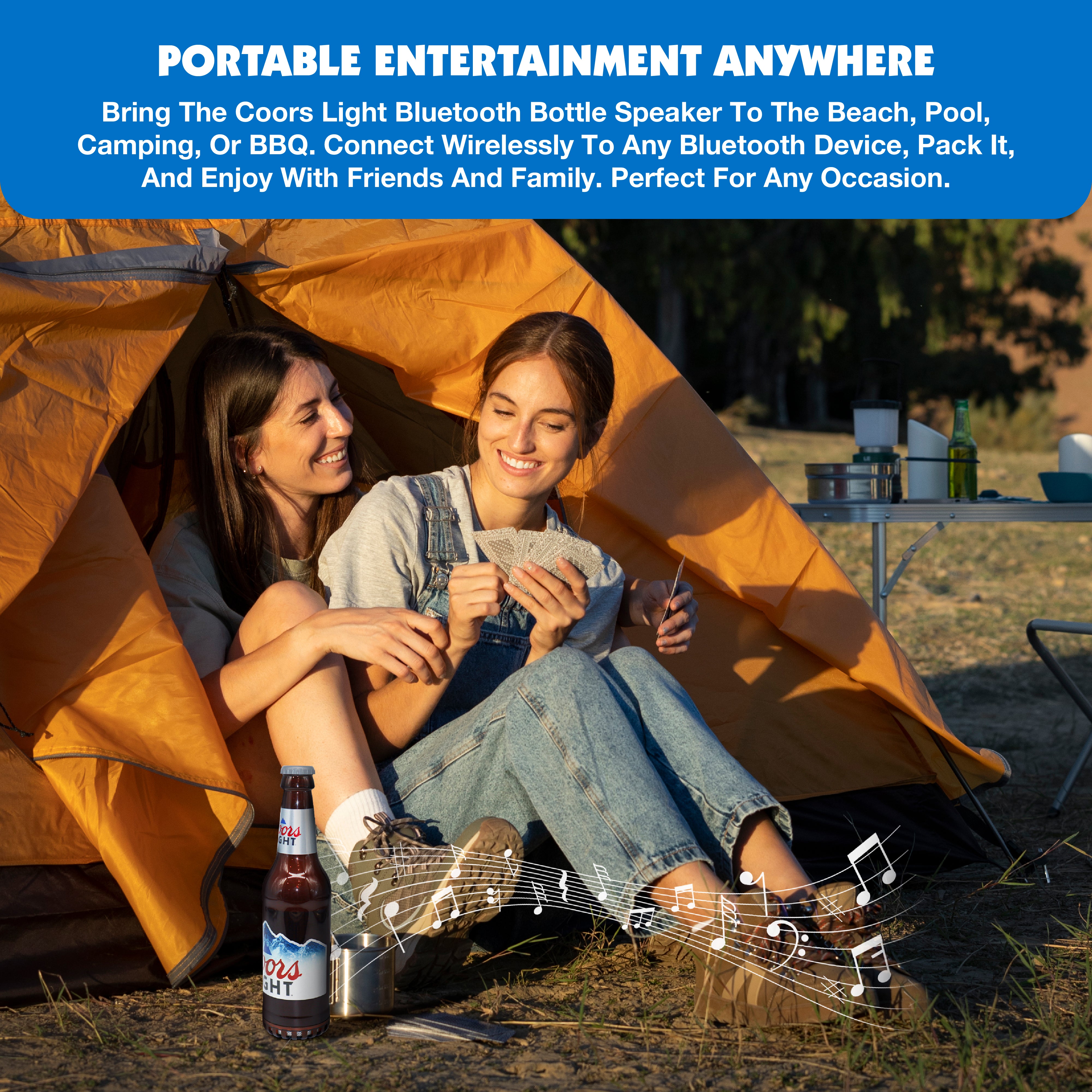 Miller Lite and Coors Light Bottle Shape Bluetooth Speaker With Acrylic Case