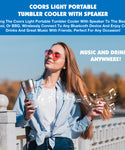 Miller Lite and Coors Light Insulated Bluetooth Speaker Tumbler