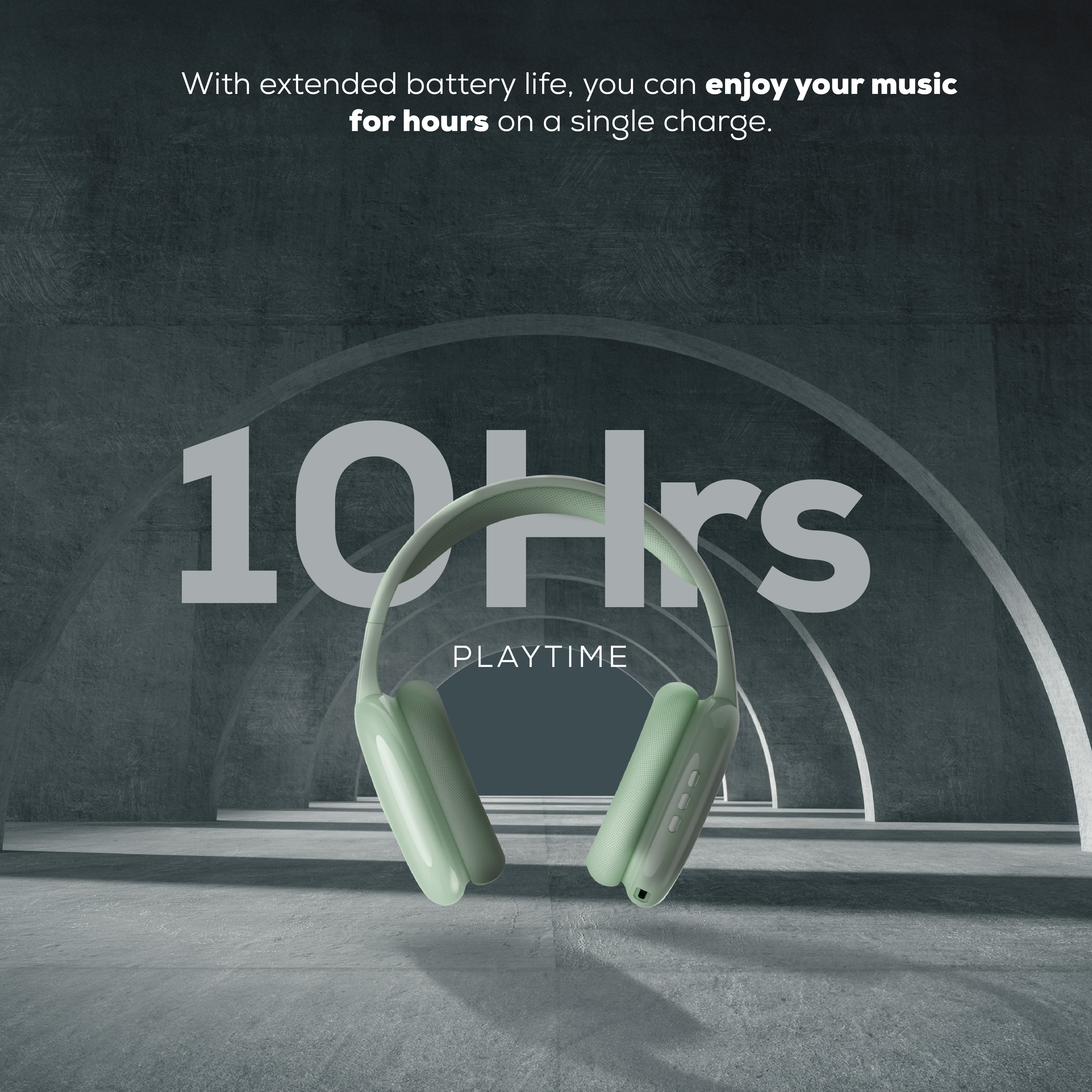 Gabba Goods Platinum Vibe Over-Ear Bluetooth Headphones