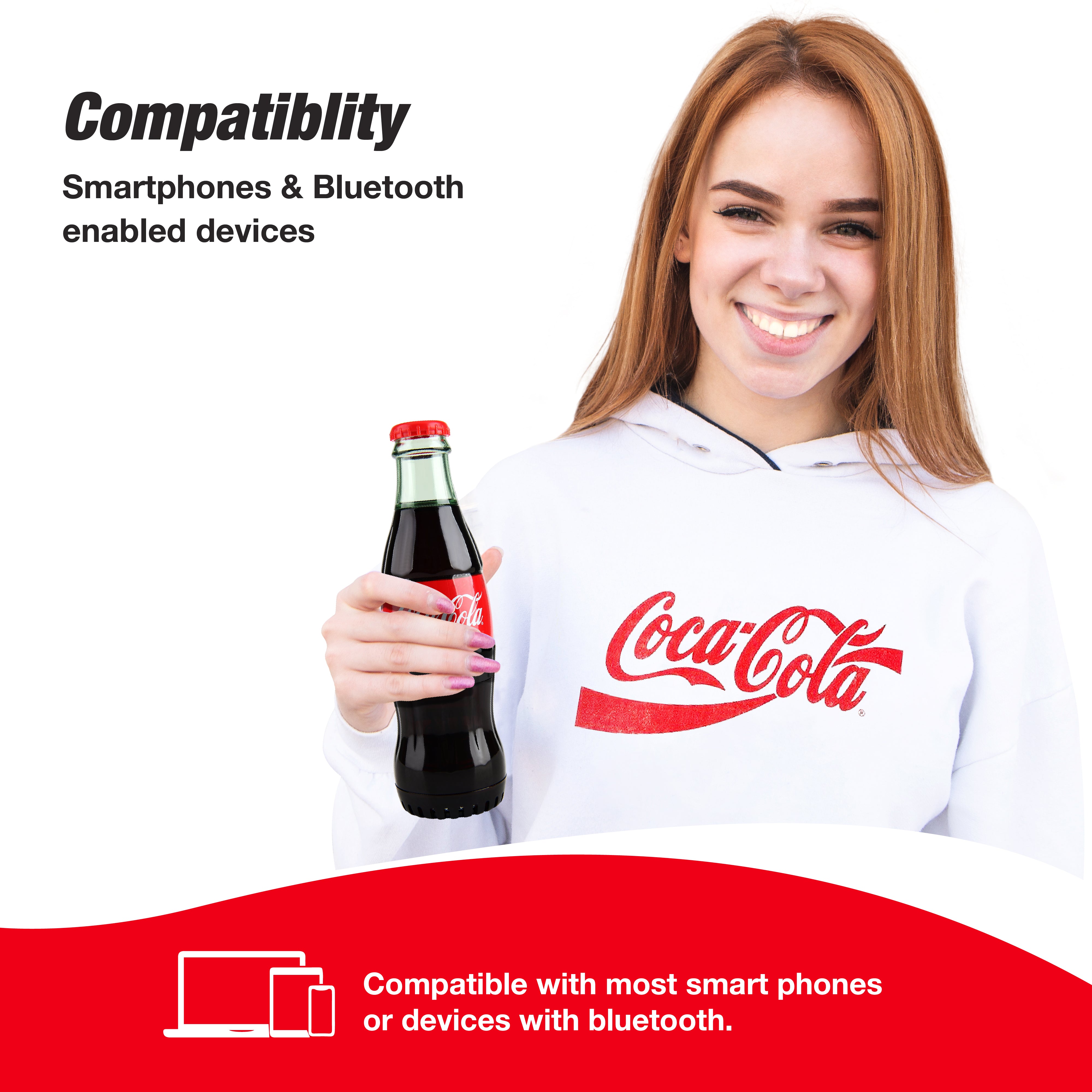Coca-Cola/Diet Coke Bottle Shaped Bluetooth Speaker