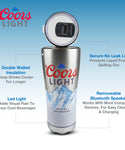 Miller Lite and Coors Light Insulated Bluetooth Speaker Tumbler