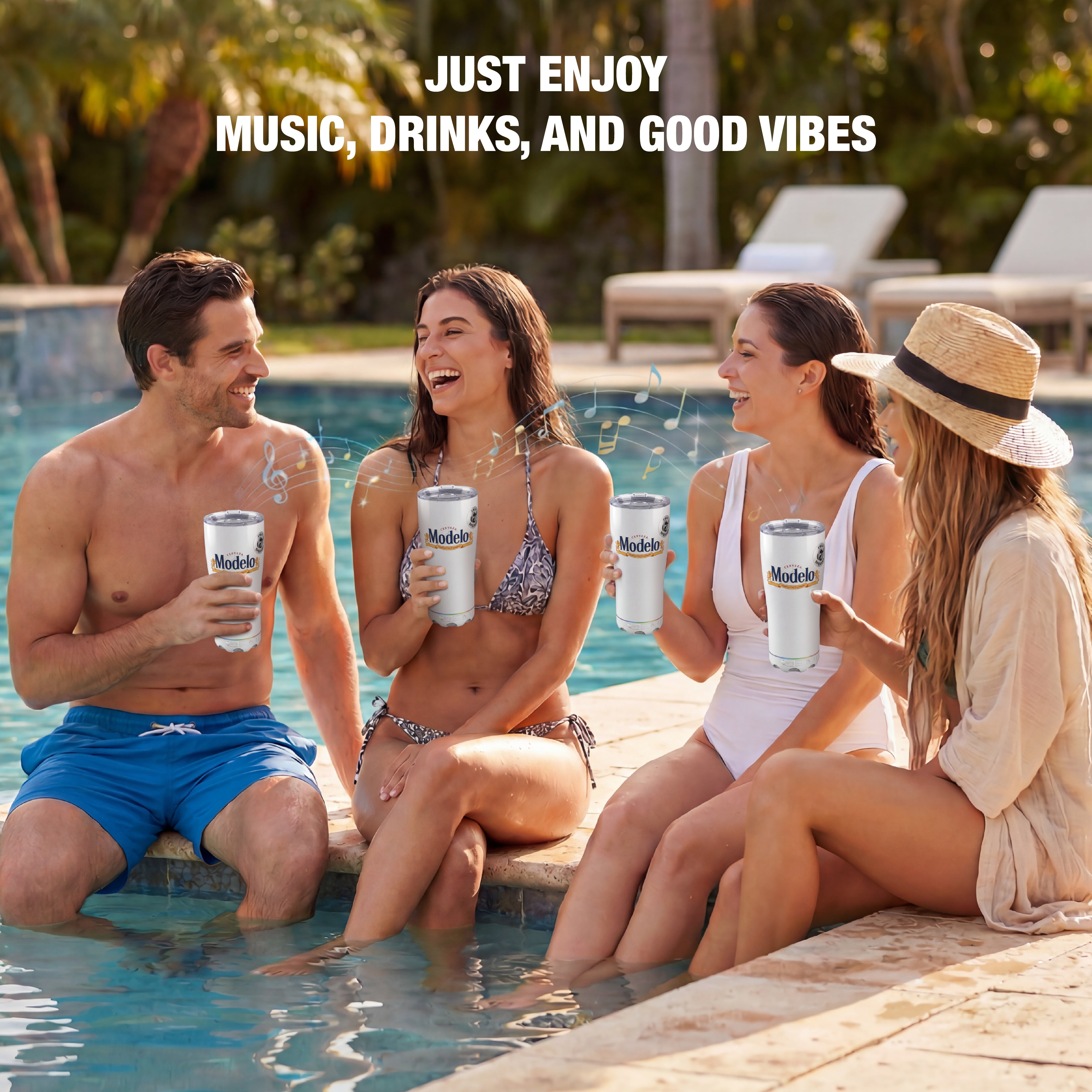Modelo Insulated Bluetooth Speaker Tumbler
