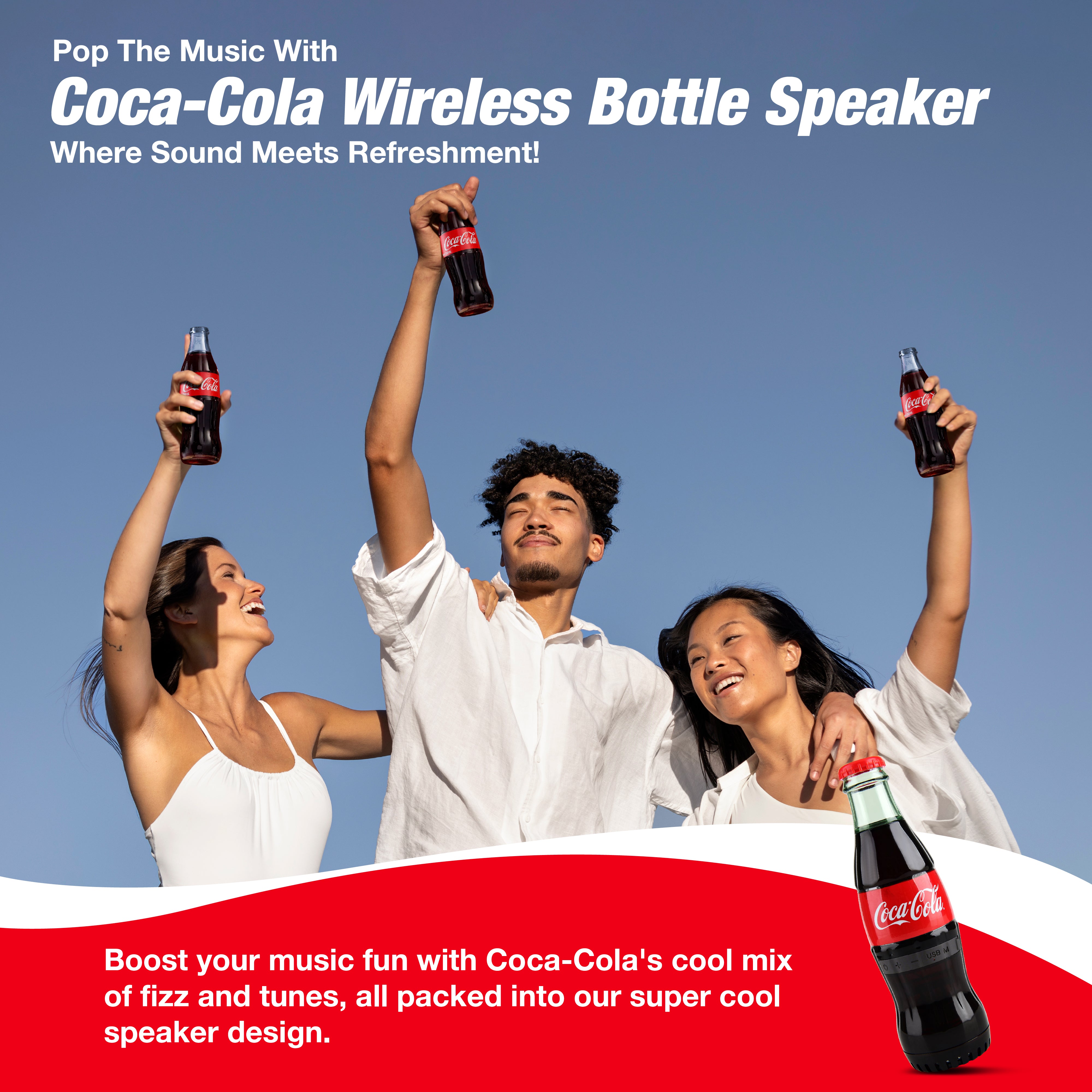 Coca-Cola/Diet Coke Bottle Shaped Bluetooth Speaker