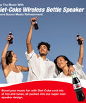 Coca-Cola/Diet Coke Bottle Shape Bluetooth Speaker With Bluetooth 5.0 Technology, AUX Port, Loud and Bass Sound, Portable Wireless, Long Playtime, TWS Pairing For Outdoor & Indoor Activities | Portable Speaker