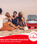 Coca Cola/ Diet Coke Cooler Bluetooth Speaker Bag with Rechargeable Long Playtime Battery, Stereo Sound, Multi Zipped Pockets and Adjustable Shoulder Strip For Indoor & Outdoor Parties | Portable Speaker