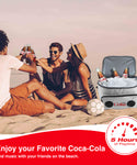 Coca Cola/ Diet Coke Cooler Bluetooth Speaker Bag with Rechargeable Long Playtime Battery, Stereo Sound, Multi Zipped Pockets and Adjustable Shoulder Strip For Indoor & Outdoor Parties | Portable Speaker