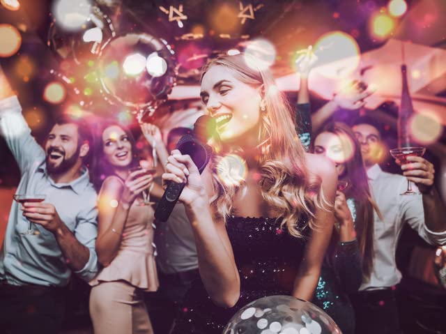 Delia's Rhinestone Karaoke Microphone