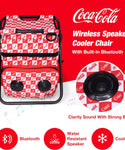 Coca-Cola/Diet Coke Waterproof Bluetooth Speaker Cooler Bag, Folding Chair, and Backpack