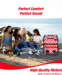 Coca-Cola/Diet Coke Waterproof Bluetooth Speaker Cooler Bag, Folding Chair, and Backpack