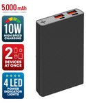 Brookstone 5,000mAh Multi-Port Slim and Fast Power Bank