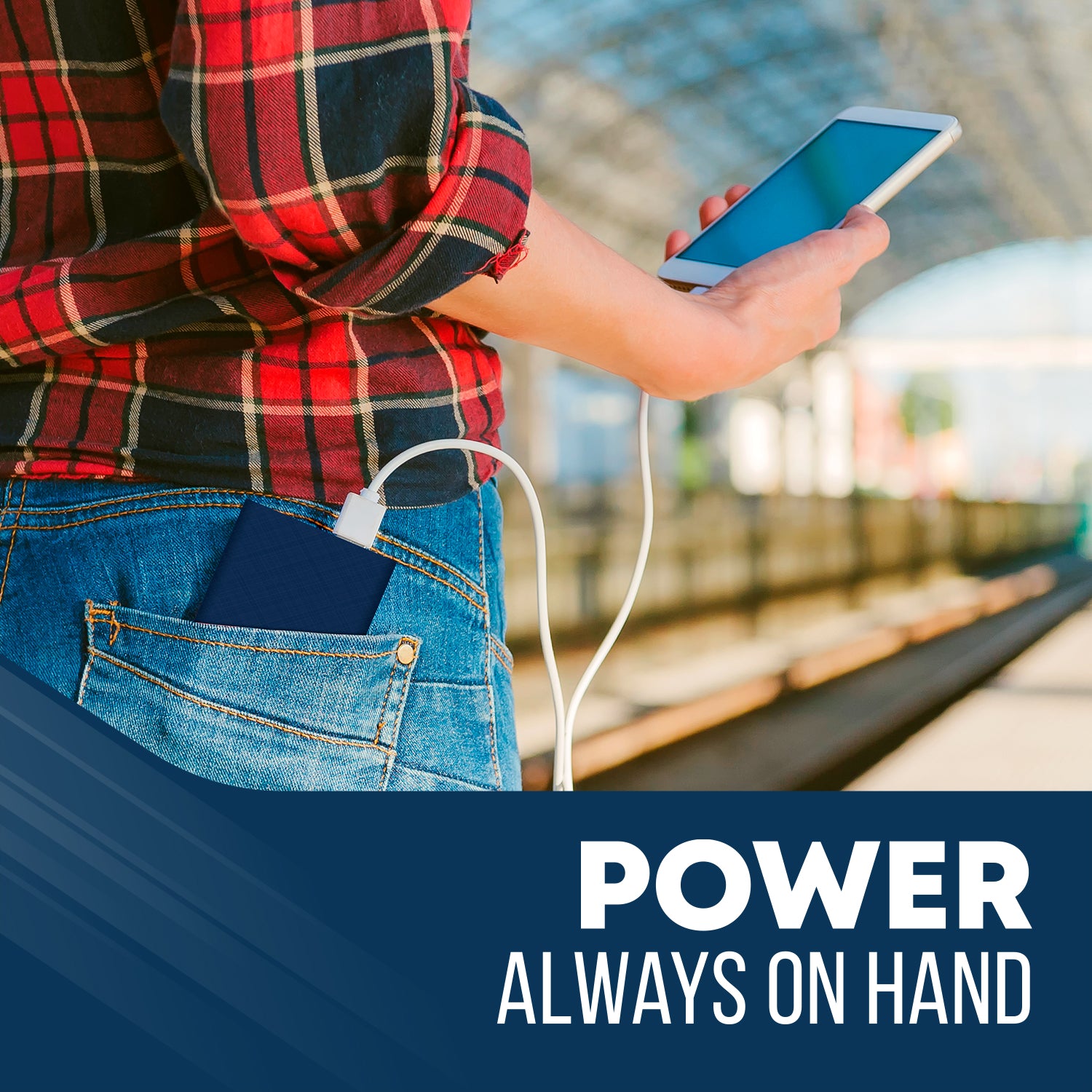 Brookstone 5,000mAh Multi-Port Slim and Fast Power Bank