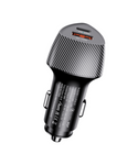 Brookstone Dual Port PD 38W Car charger – Carbon Fiber