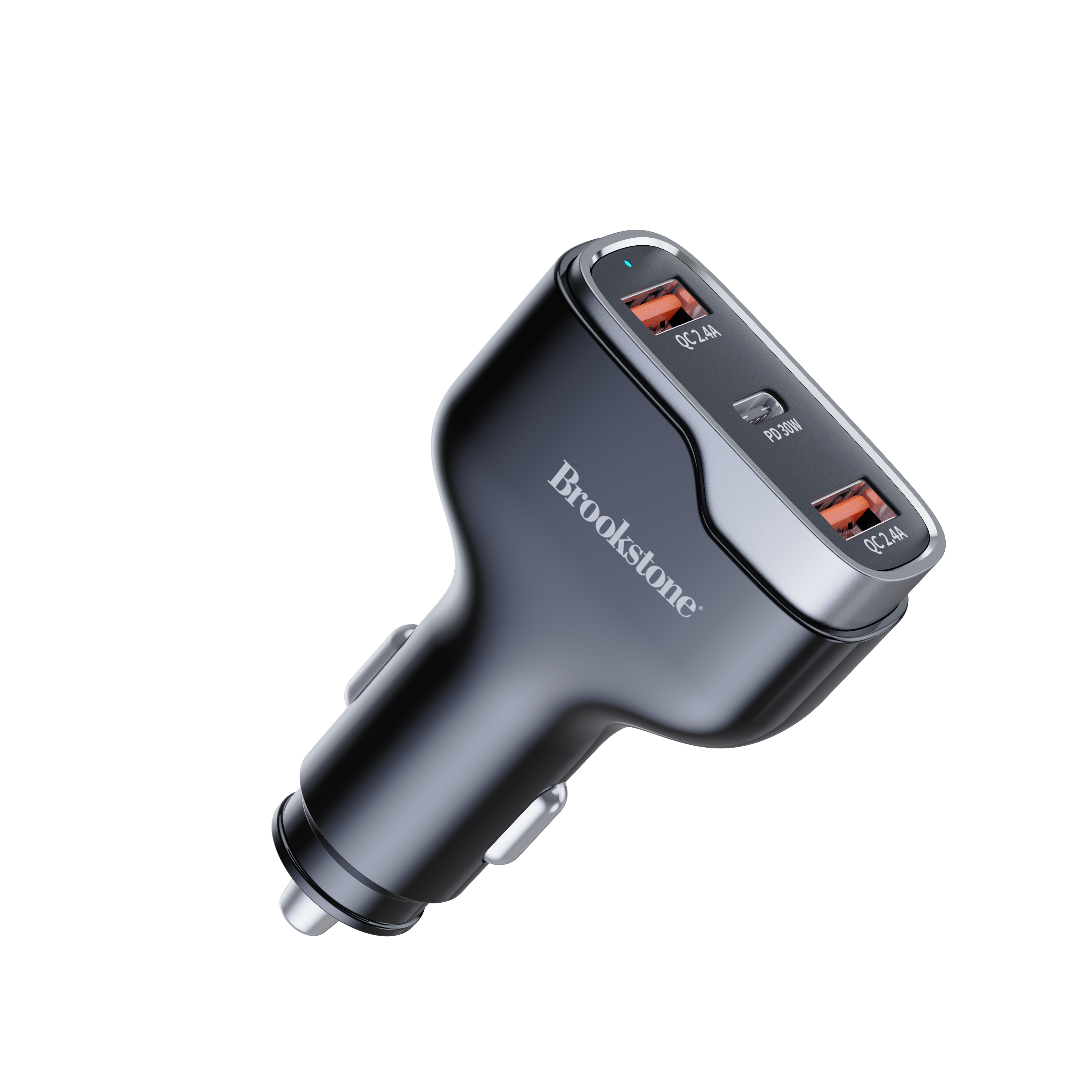 Brookstone 3 Port Rapid 50 Watt Car charger