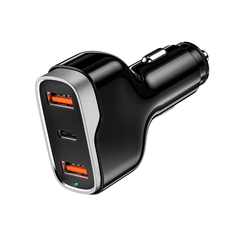 Brookstone 3 Port Rapid 50 Watt Car charger