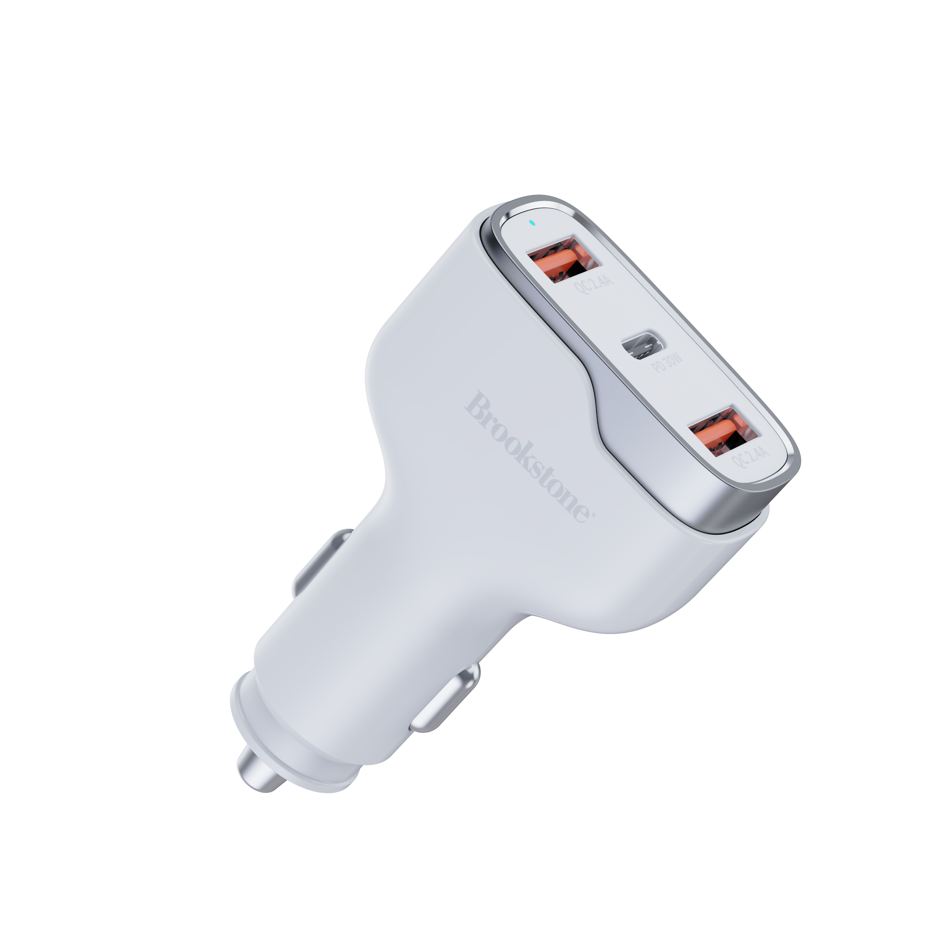 Brookstone 3 Port Rapid 50 Watt Car charger
