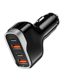 Brookstone 4 Port Rapid 75 Watt Car charger