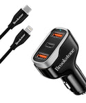 Brookstone Car Charging Kit - Lightning Cable