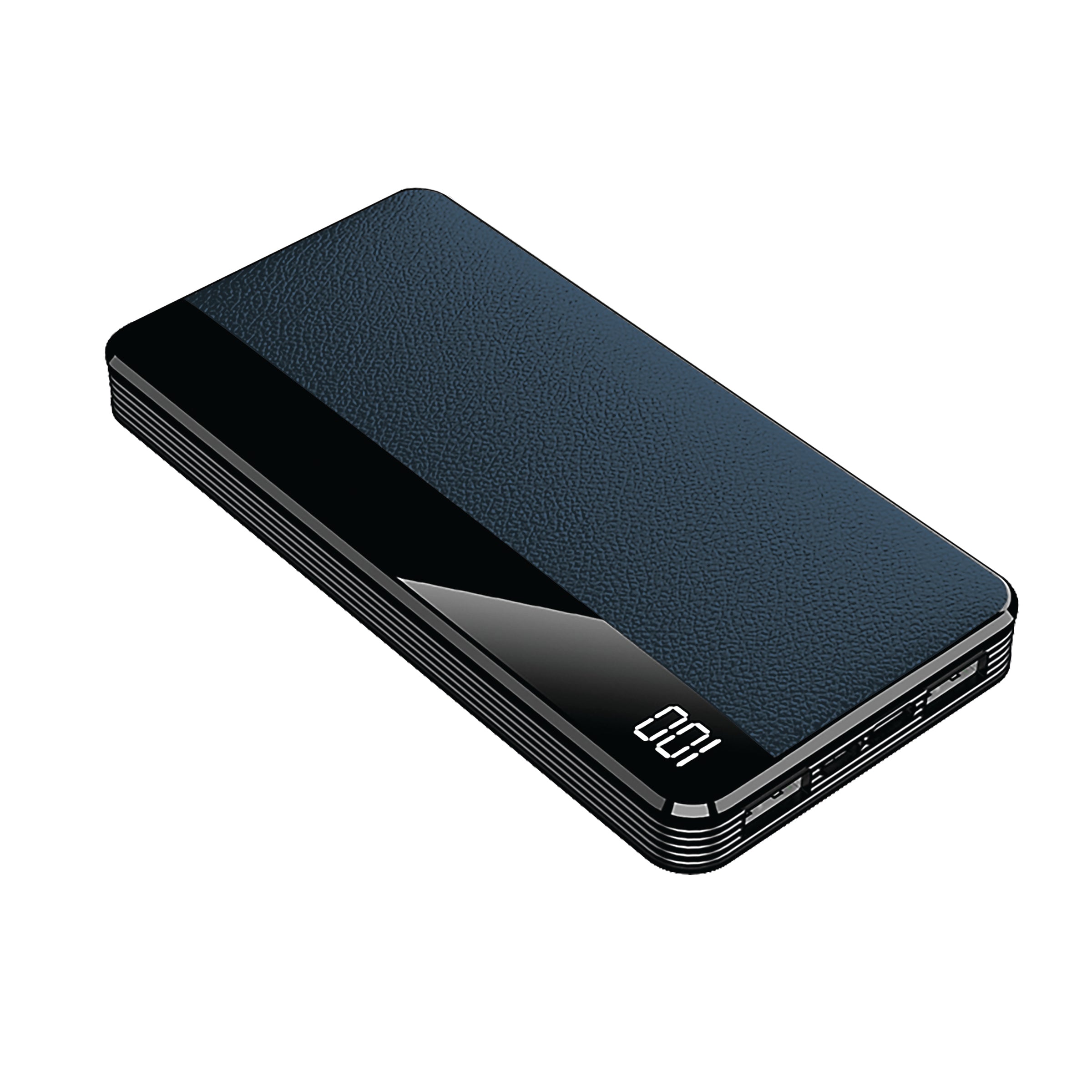 Brookstone 10,000 mAh Luxury  Leather Power Bank With LED Battery Life Indicator PD20W Rapid Charging