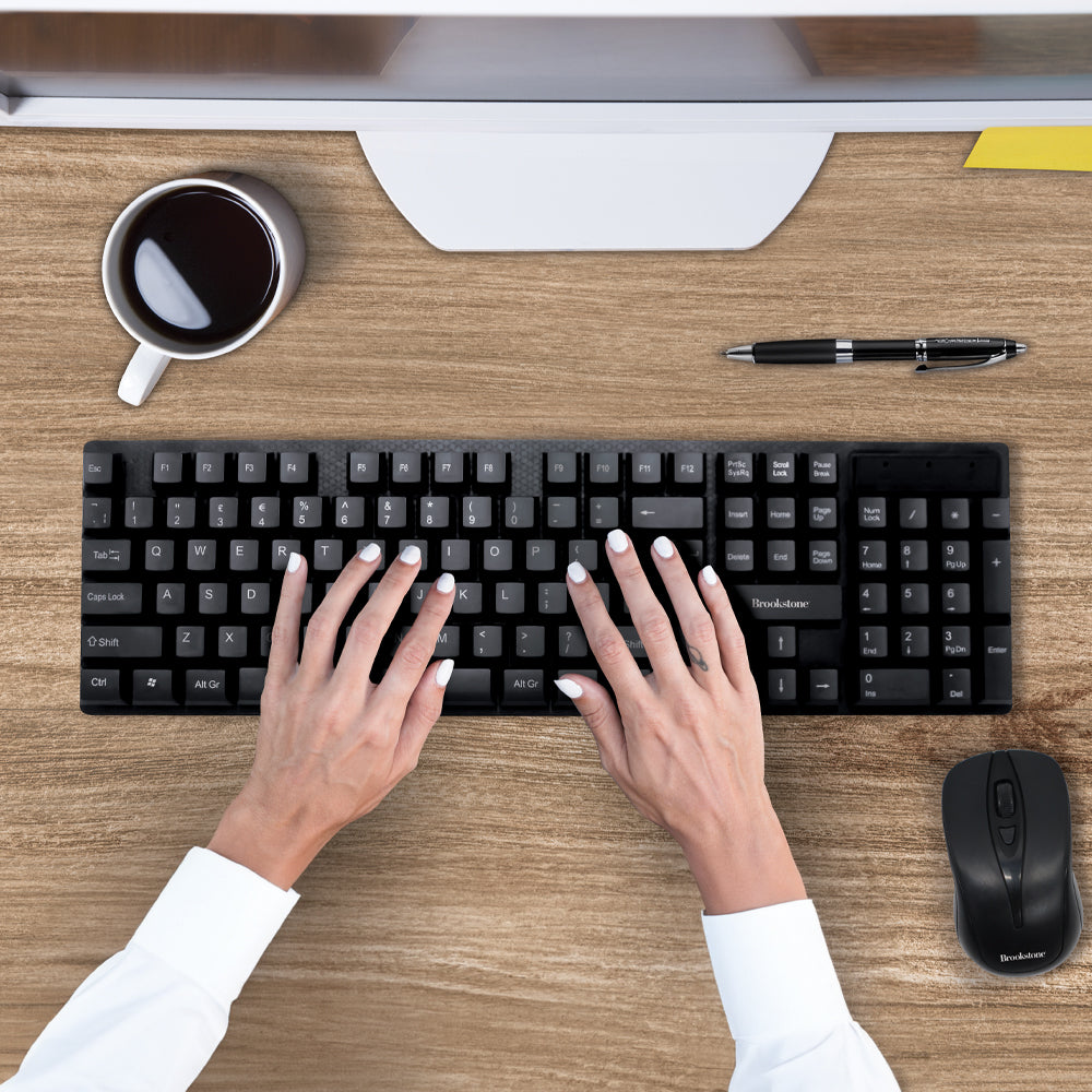 Brookstone Wireless Mouse and Keyboard Combo