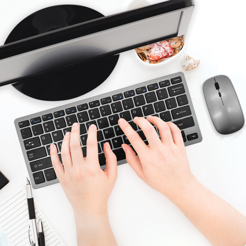 Brookstone Mini Bluetooth Wireless Keyboard & Mouse Set