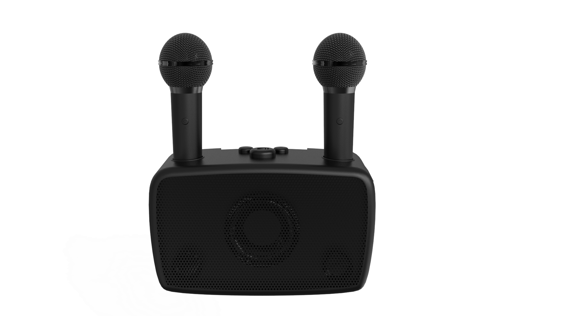 Dual Wireless Mic Karaoke Speaker