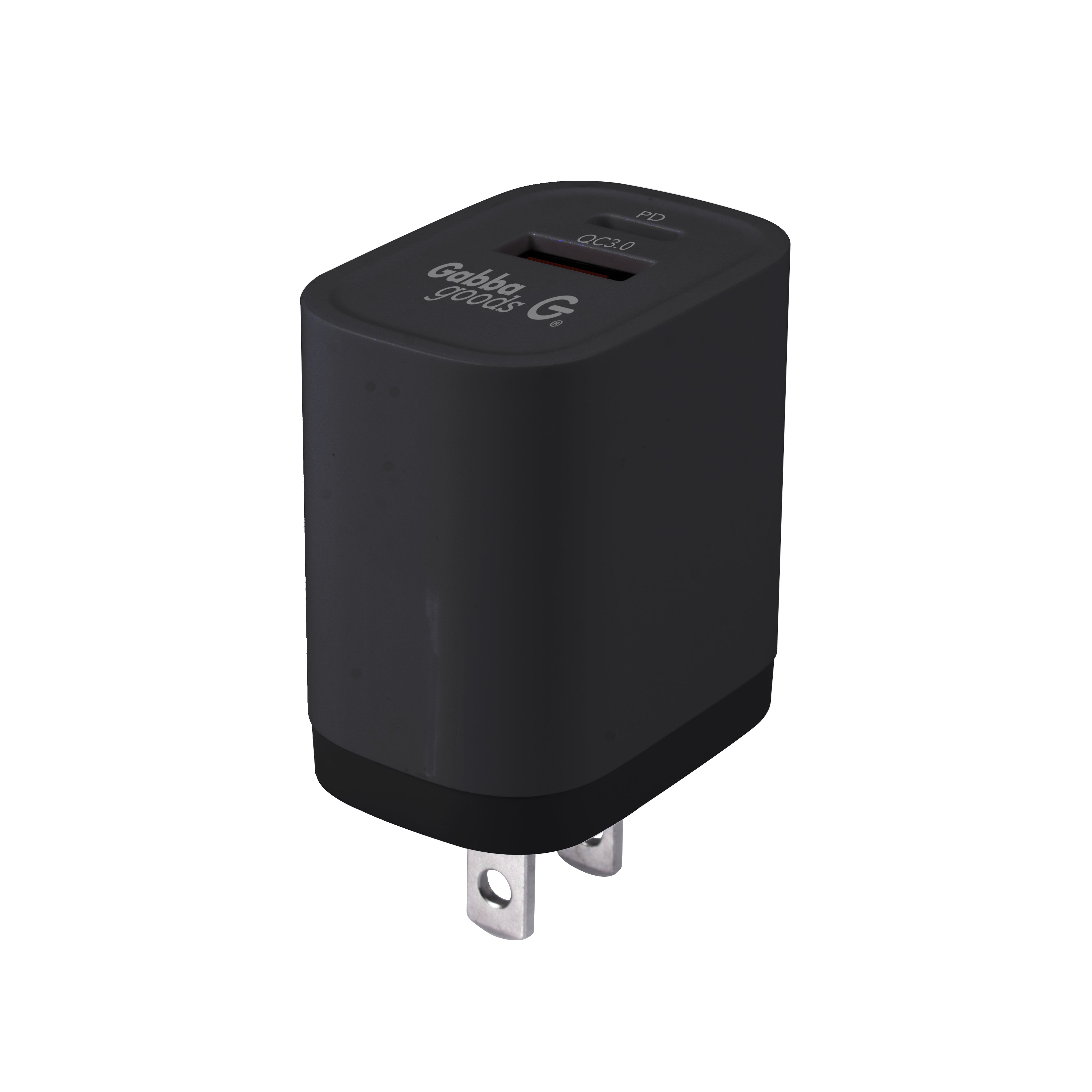 Rapid PD Power Delivery 18 Watt Wall Charger With USB-A and USB-C