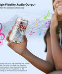Coors Light and Miller Lite Bluetooth Can Speakers with Acrylic Case