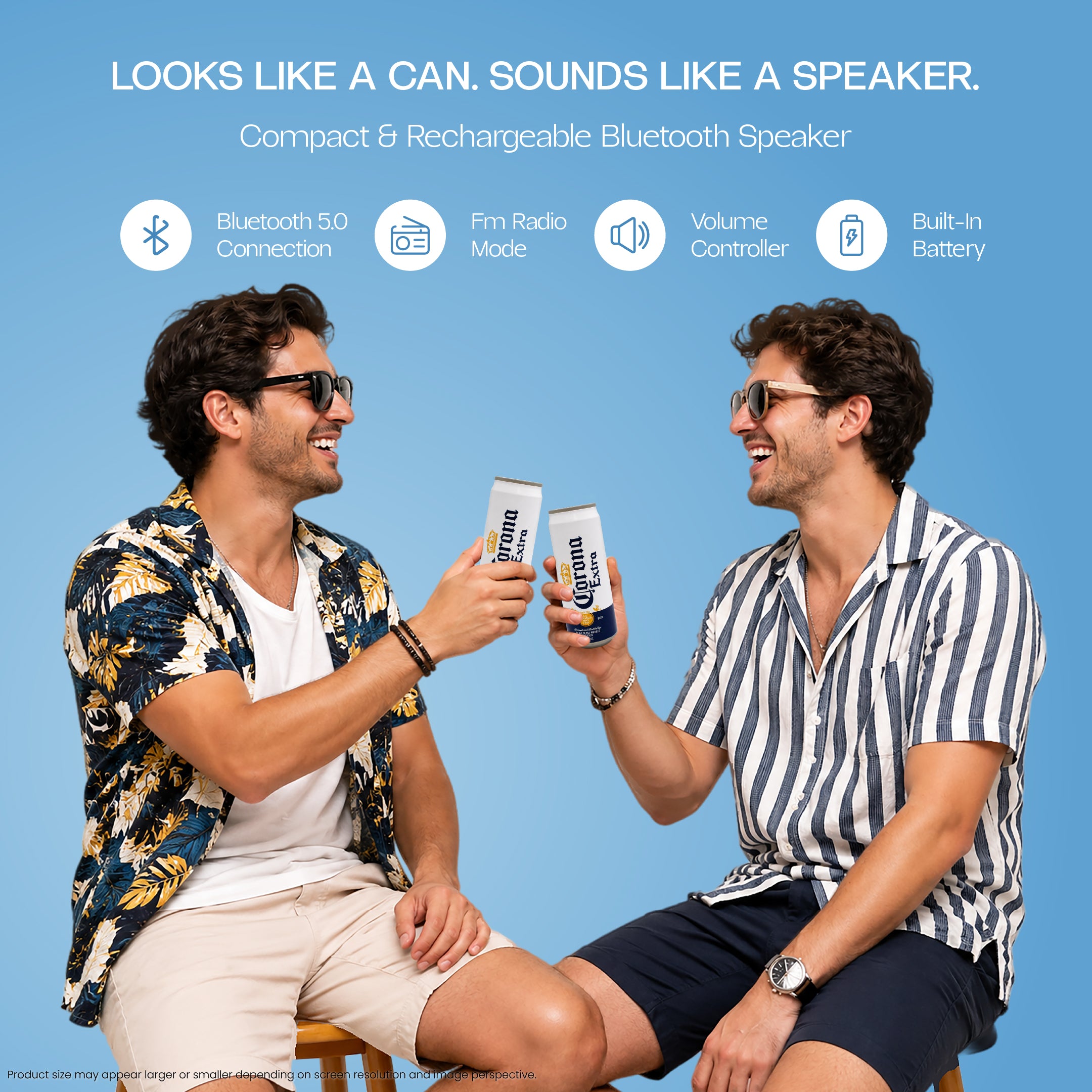 Corona Slim Can Shaped Bluetooth Speaker