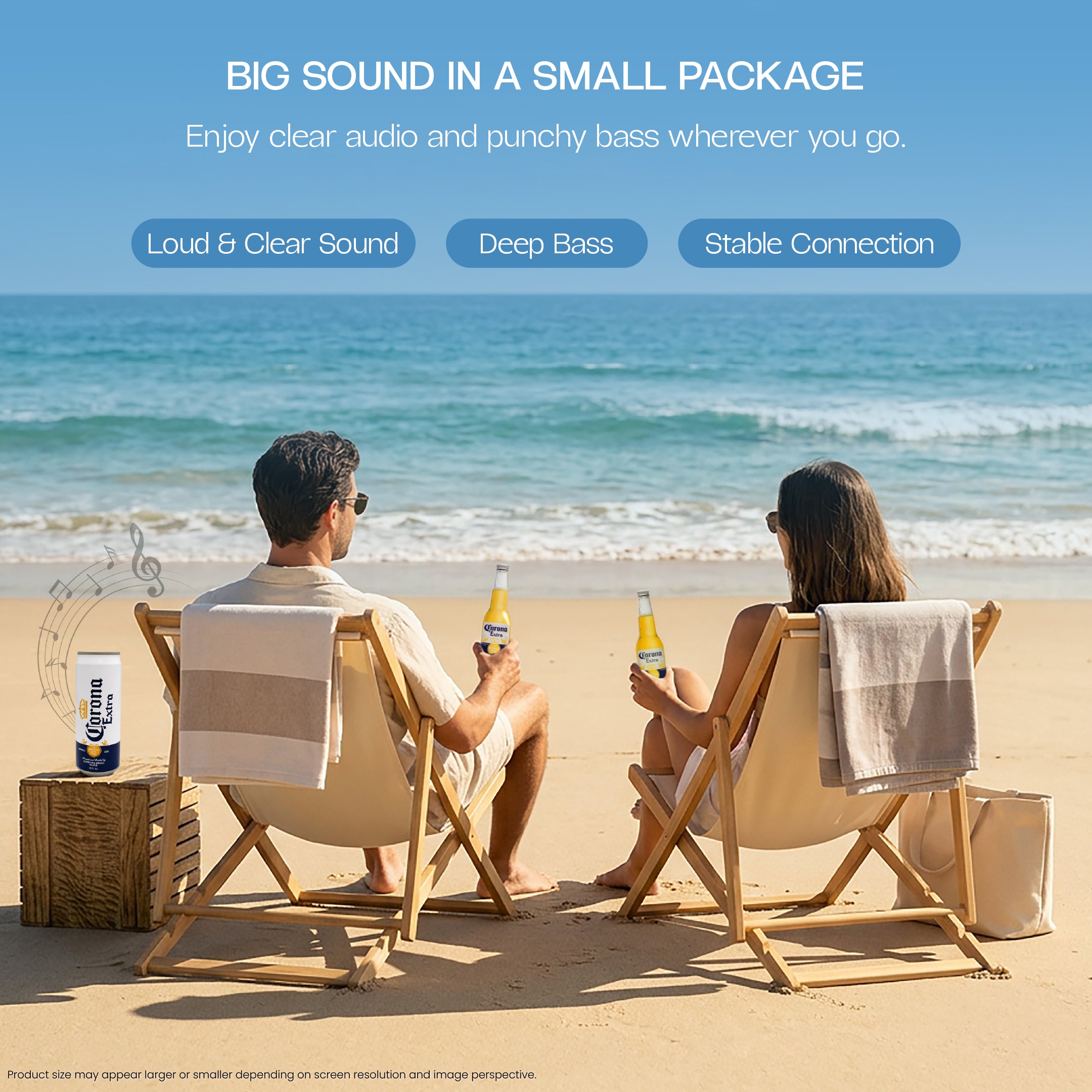 Corona Slim Can Shaped Bluetooth Speaker