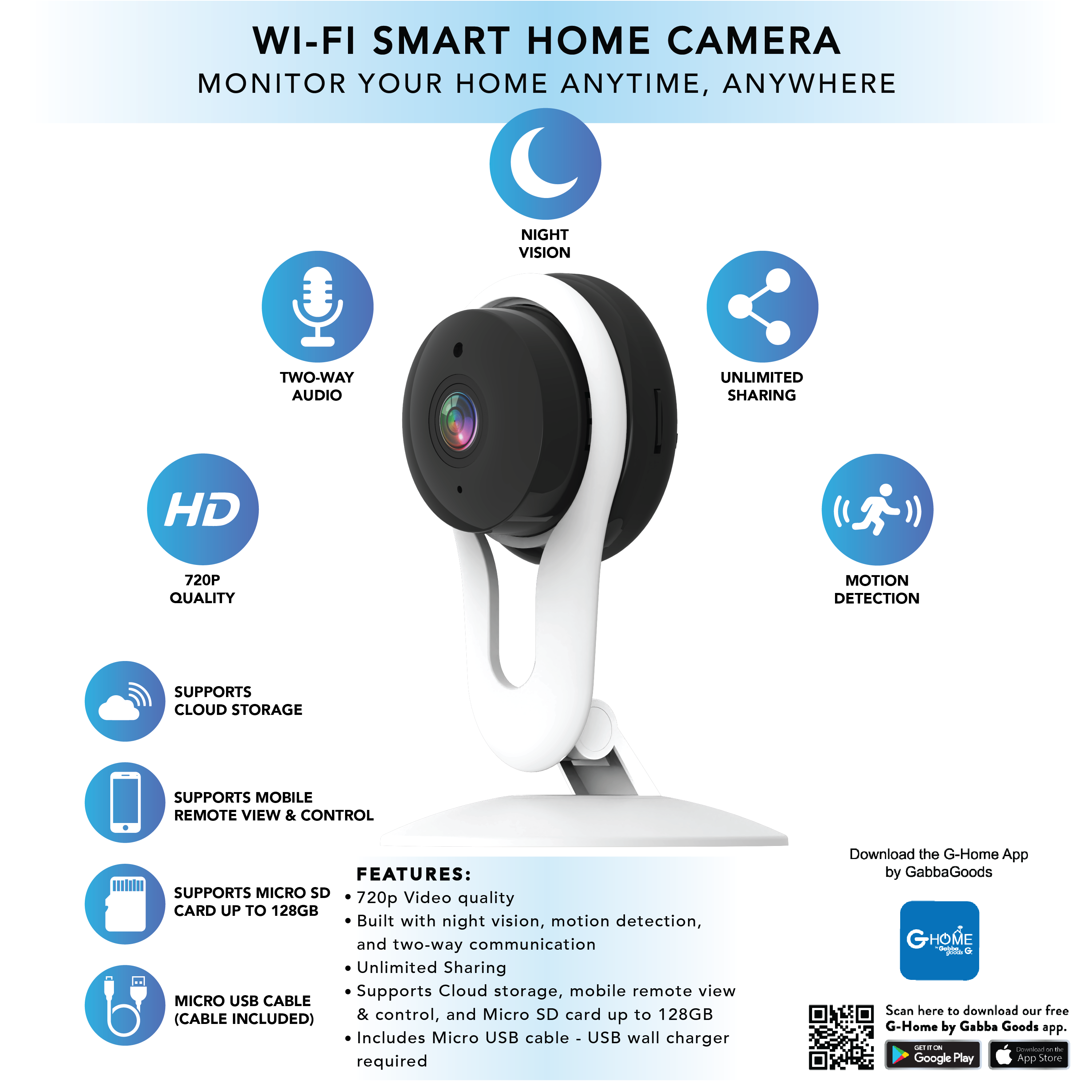 G-Home High Definition Security Camera