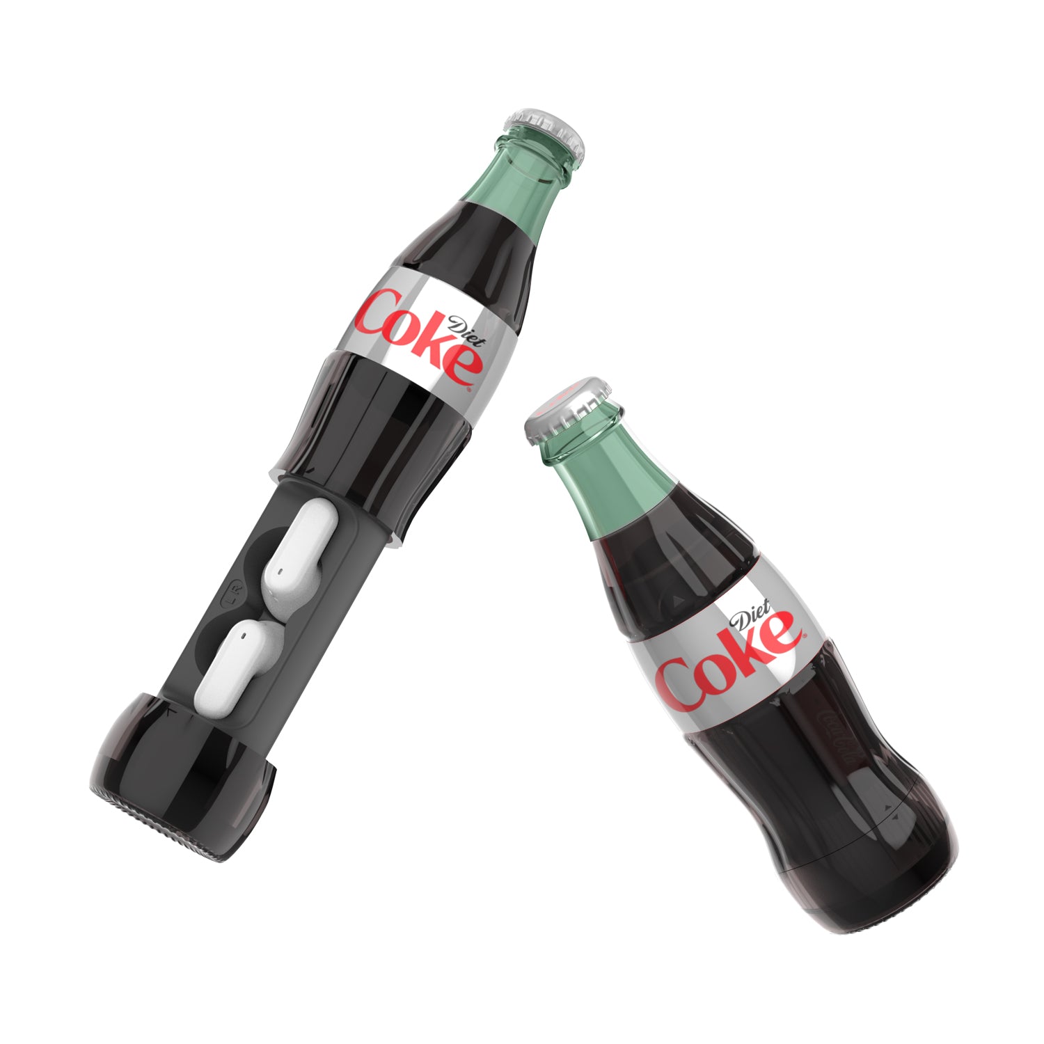 Coca-Cola & Diet Coke Wireless Earbuds V2.0 with Bottle Shaped Charging Case