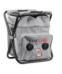 Coca-Cola/Diet Coke Waterproof Bluetooth Speaker Cooler Bag, Folding Chair, and Backpack