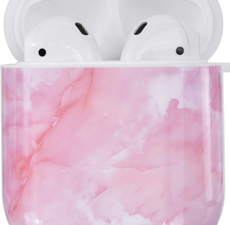 Delia's Soft Shell Marble Finish Airpod Case: for Airpods 1 & 2