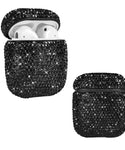 Diamond Case for Apple Airpods 1/2 with Carabiner