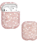 Diamond Case for Apple Airpods 1/2 with Carabiner