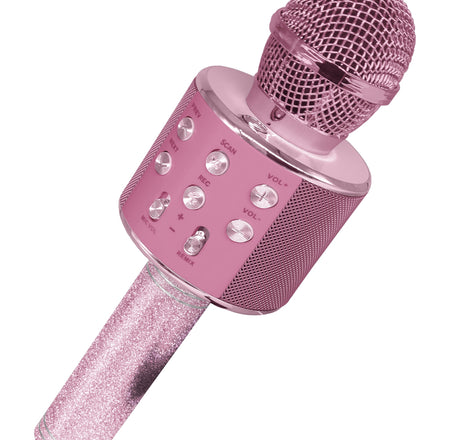 Delia's Glitter Karaoke Microphone Speaker