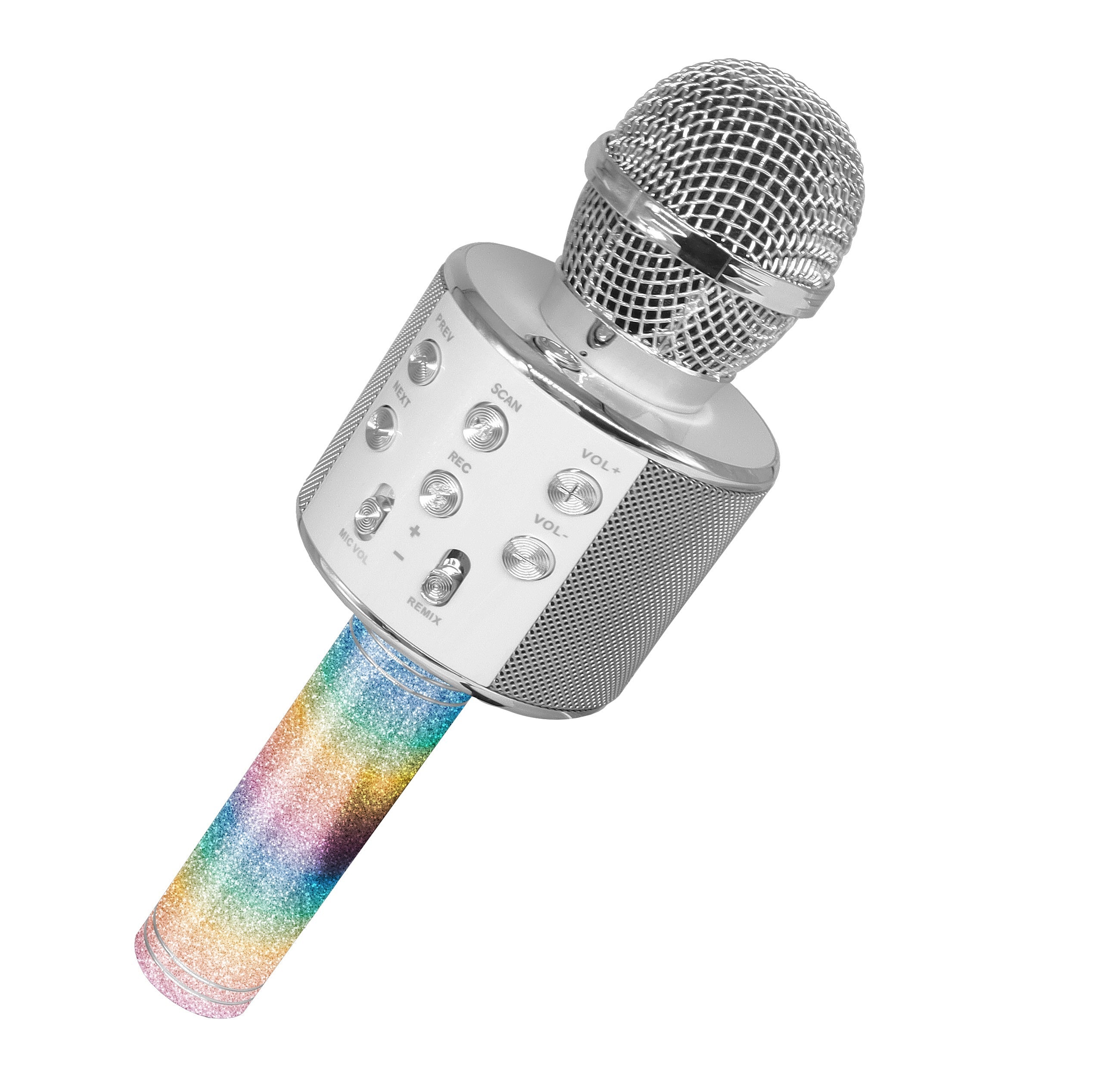 Delia's Glitter Karaoke Microphone Speaker